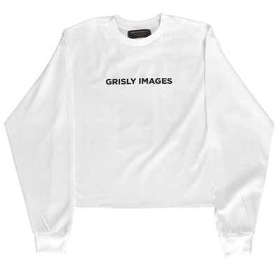Grisly Images Crop Top Longsleeve T-Shirt